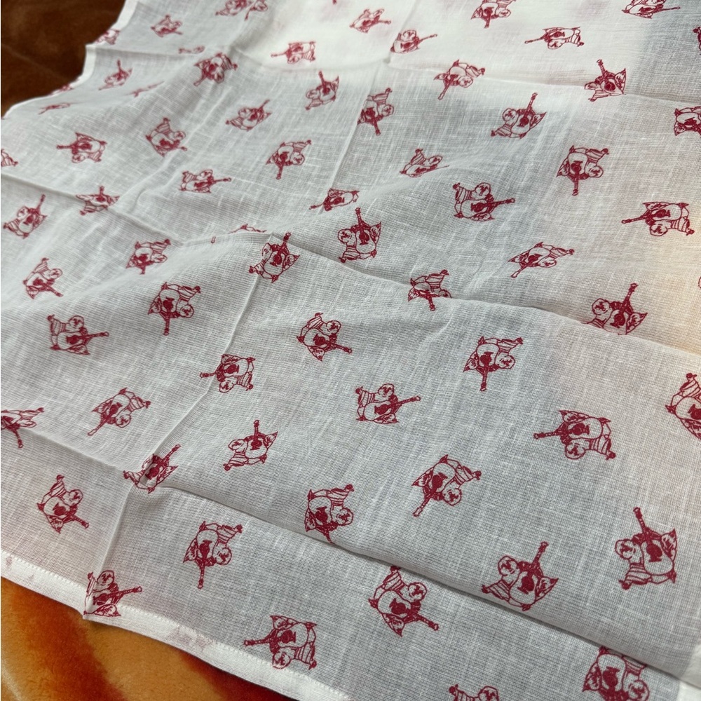 2 Buddha Print Cotton Fabric bandana